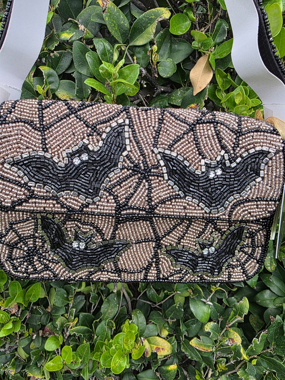 Beaded Bat Shoulder Bag - Picture 2 of 9